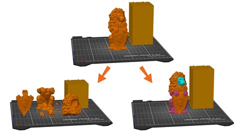 split stl into parts|Split to objects/parts .